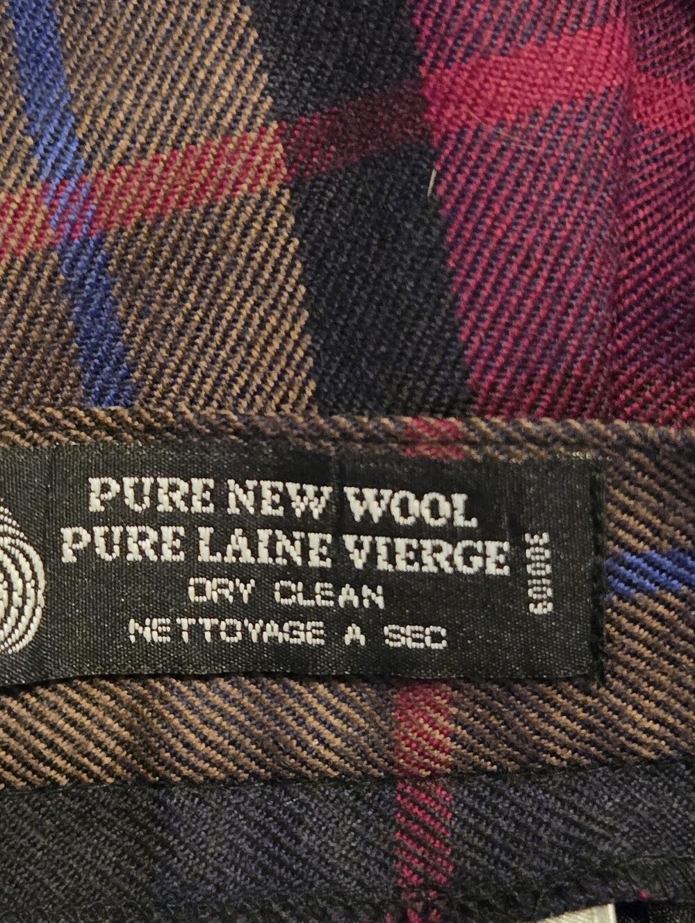 Vintage Nygard Collection Wool Plaid High Waist Walking Bermuda Shorts Size 16 - Picture 10 of 12